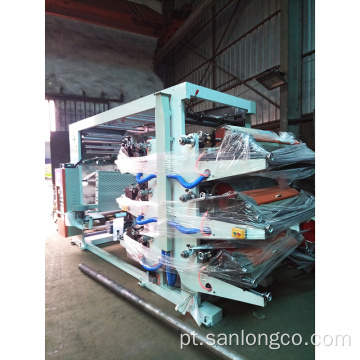 Máquina de impressão flexográfica de papel kraft revestido em rolo